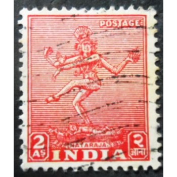 Imagem similar à do selo postal da Índia de 1949 Nataraja