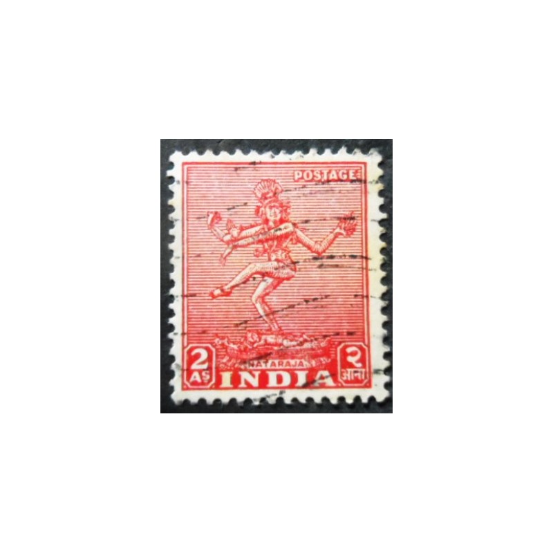 Imagem similar à do selo postal da Índia de 1949 Nataraja