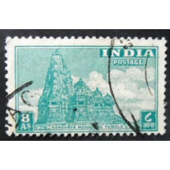 Imagem similar à do selo postal da Índia de 1949 Kandraya Mahadeva Temple