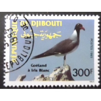 Selo postal de Djibouti de 1993 White-eyed Gull