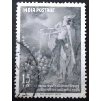 Selo postal da Índia de 1960 Kalidasa Commemoration