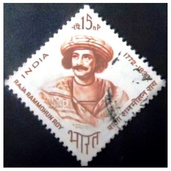 Selo postal da Índia de 1964 Raja Ram Mohan Roy