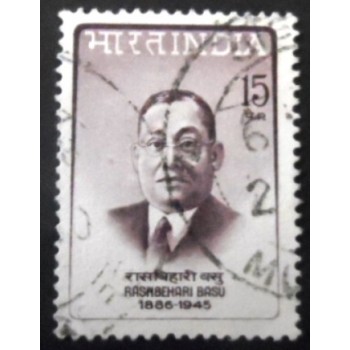 Selo postal da Índia de 1967 Rashbehari Basu