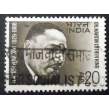Selo postal da Índia de 1969 Martin Luther King