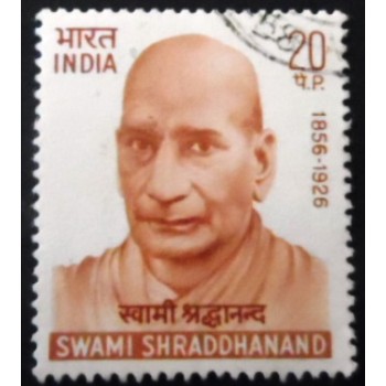 Selo postal da Índia de 1970 Swami Shraddhanand