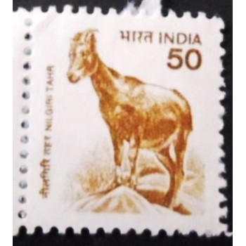 Selo postal da Índia de 2000 Nilgiri Tahr