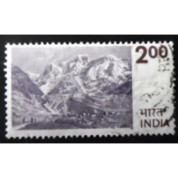 Imagem similar à do selo postal da Índia de 1977 Himalayas