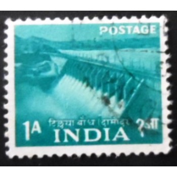 Imagem similar à do selo postal da Índia de 1955 Tilaiya Dam