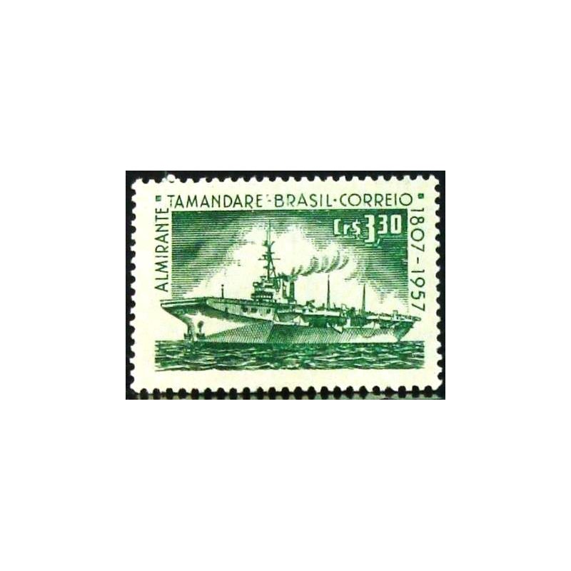 Selo postal Comemorativo do Brasil de 1958 Almirante Tamandaré M