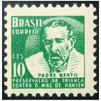 Selo postal do Brasil de 1958 Padre Bento H6