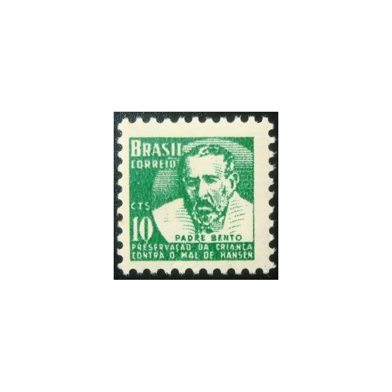 Selo postal do Brasil de 1958 Padre Bento H6