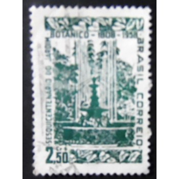 Imagem Similar à do selo postal do Brasil de 1958 Jardim Botânico U A