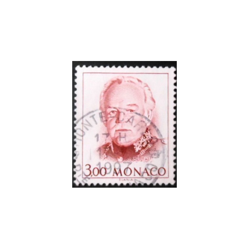 Selo postal de Mônaco de 1996 Prince Rainier III 3