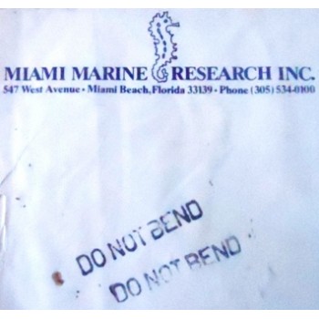 Imagem do envelope anunciado de 1989 Miami / Guarulhos - detalhe