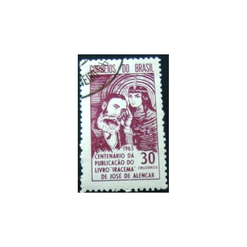 Selo postal do Brasil de 1965 Iracema M1D