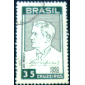 Imagem similar à do selo postal do Brasil de 1965 - Leôncio Correia U