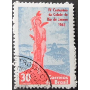 Selo postal do Brasil de 1964 Papa João XXIII MCC