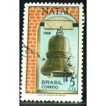 Imagem similar à do selo Postal do Brasil de 1968  Natal 68 U