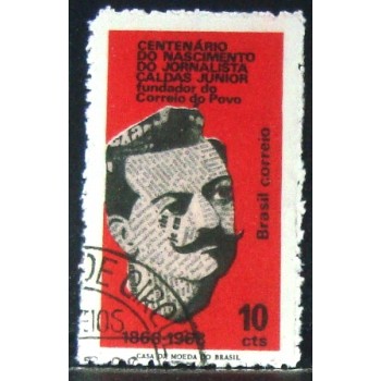 Selo postal do Brasil de 1968 Francisco V. Caldas Jr MCC