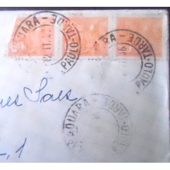 Imagem do envelope Circulado em 1936 Araraquara x São Paulo - selos e carimbos
