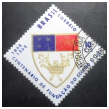 Selo postal do Brasil de 1968 Colégio São Luiz MCC