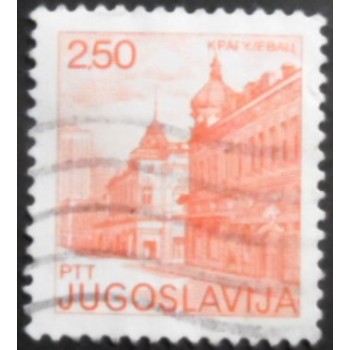 Selo postal da Iugoslávia de 1981 Kragujevac