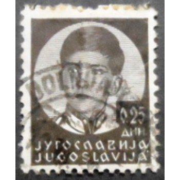 Selo postal da Iuguslávia de 1935 King Peter II 0,25