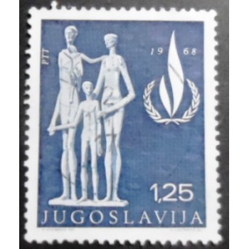 Selo postal da Iugoslávia de 1968 The Family