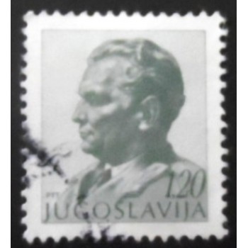 Selo postal da Iugoslávia de 1974 Josip Broz Tito 1,20