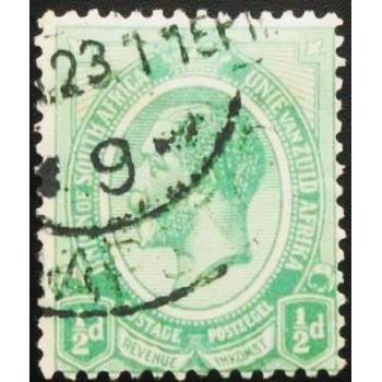 Imagem similar à do selo postal da África do Sul de 1913 - King George V ½
