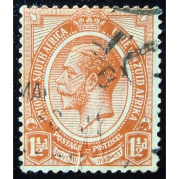 Selo postal da África do Sul de 1920 King George V 1½