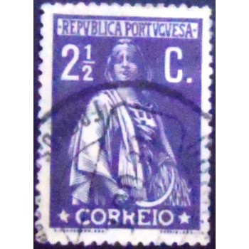 Imagem similar à do selo postal anunciado de Portugal de 1912 Ceres 2½