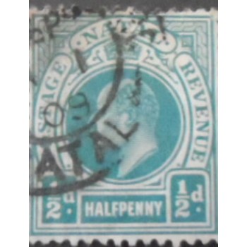 Imagem similar á do selo postal da África do Sul de 1913 King George V - rolo
