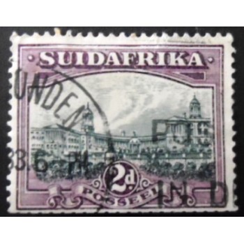 Imagem similar à do selo postal da África do Sul de 1927 Union Buildings 2 Suid