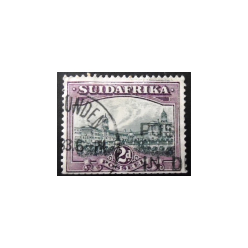 Imagem similar à do selo postal da África do Sul de 1927 Union Buildings 2 Suid