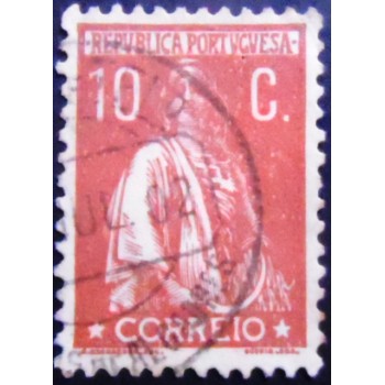 Imagem similar à do selo postal anunciado de Portugal de 1920 Ceres 10