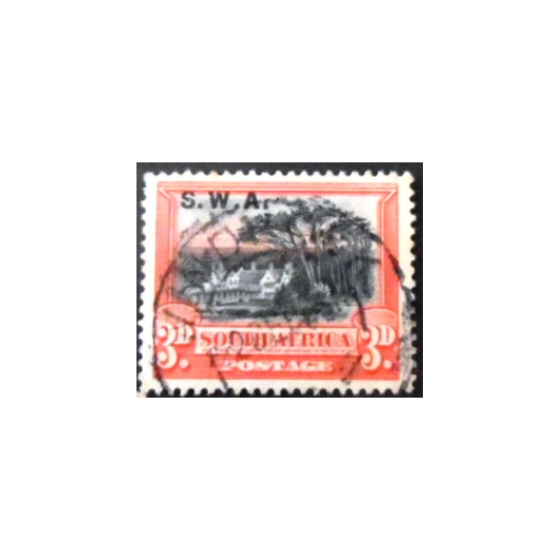 Selo postal da África Sudoste de 1927 Groot Schuur