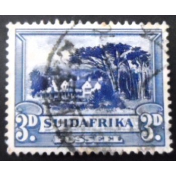 Imagem similar à do selo postal da África do Sul de 1933 Groote Schuur 3 Suid