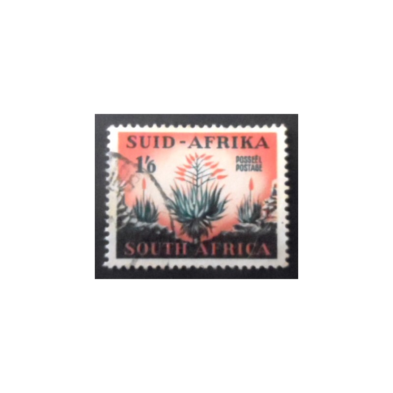 Imagem similar à do selo postal da África do Sul de 1953 Aloes