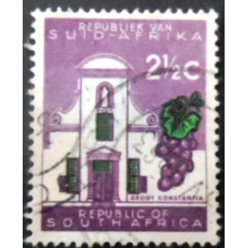 Imagem similar à do selo postal da África do Sul de 1961 Groot Constantia SEV