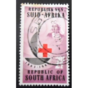 Selo postal da África do Sul de 1963 Centenary of Red Cross