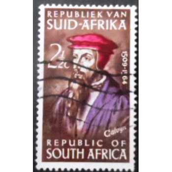 Selo postal da África do Sul de 1964 J. Calvin
