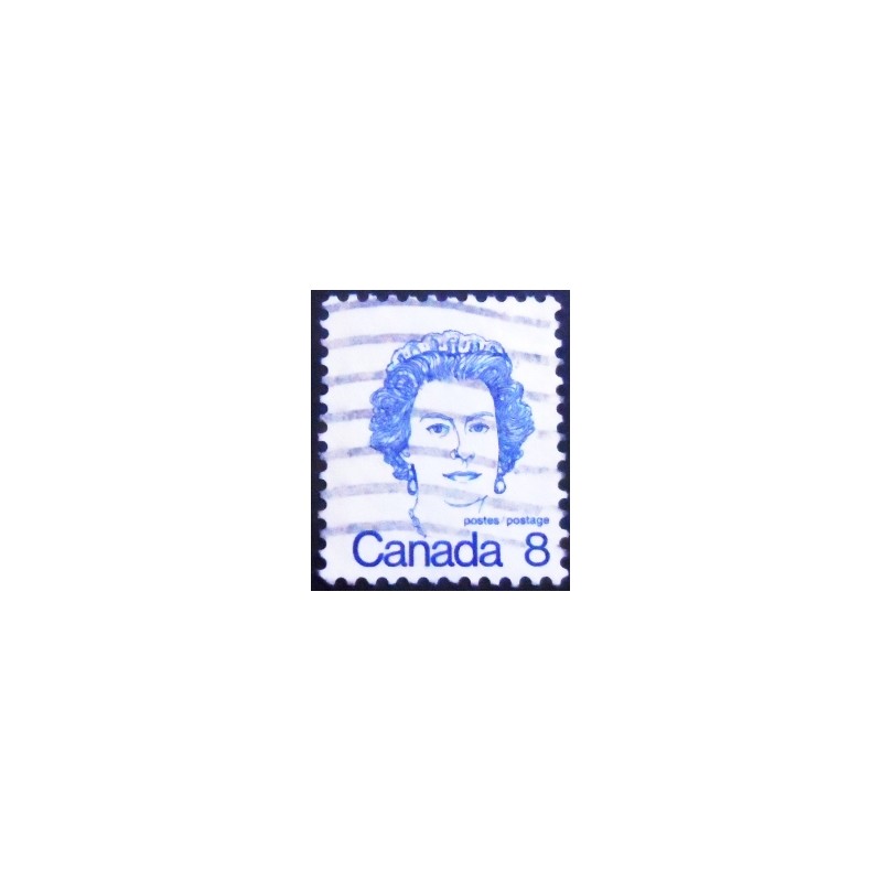 Imagem similar à do selo postal anunciado do Canadá de 1973 Queen Elizabeth II 8