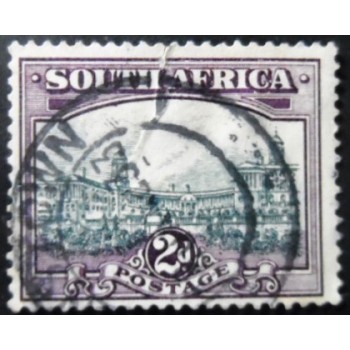 Selo postal da África do Sul de 1937 Coronation of King George VI Suid