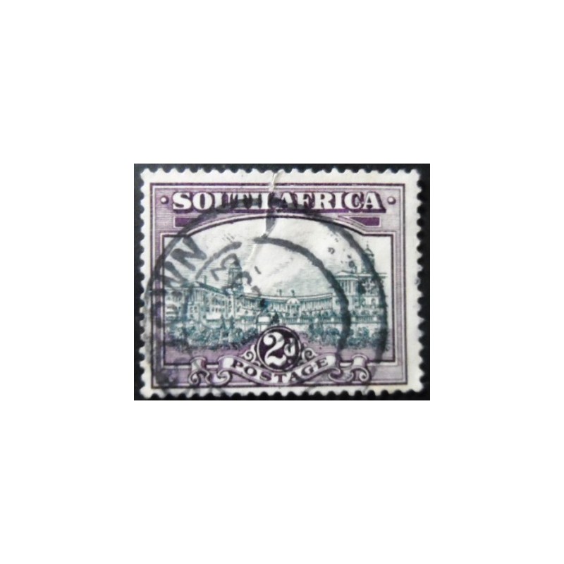 Selo postal da África do Sul de 1937 Coronation of King George VI Suid