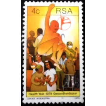 Selo postal da África do Sul de 1979 Year of Health