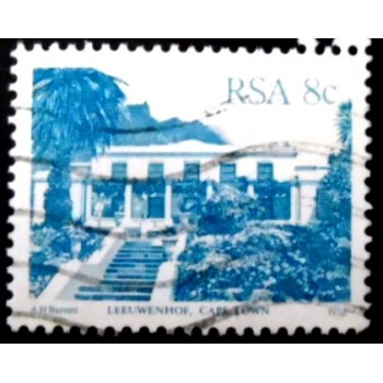 Selo postal da África do Sul de 1982 Leeuwenhof