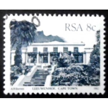 Selo postal da África do Sul de 1983 Leeuwenhof