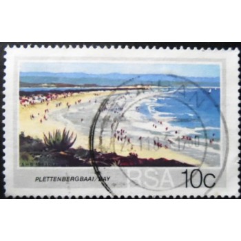 Selo postal da África do Sul de 1983 Plettenberg Bay