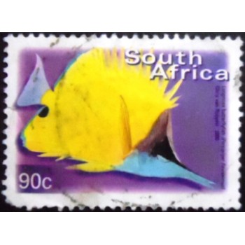 Selo postal da África do Sul de 2003 Longnose Butterflyfish